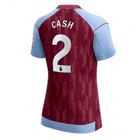 Dres Aston Villa Matty Cash #2 Domáci pre Ženy 2023-24 Krátky Rukáv